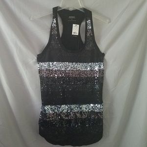 NWT Express Sequin Tank Top